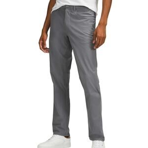 Lululemon ABC Pant Classic 30" Warpstreme Asphalt Grey Men's Size 38 EUC